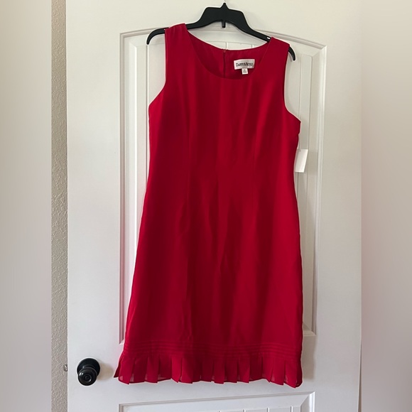 Danny & Nicole dress set featuring a jacket and a dress with a pleated hem- 12 - Picture 11 of 11